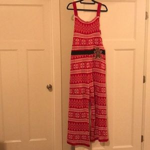 Awesome Christmas sweater overalls will ship ASAP